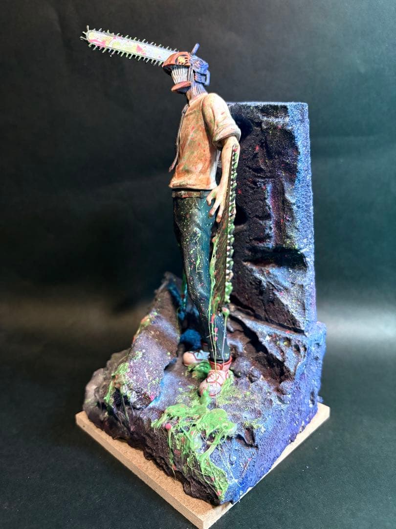 リペイント　チェンソーマン　フィギュア　ジオラマ