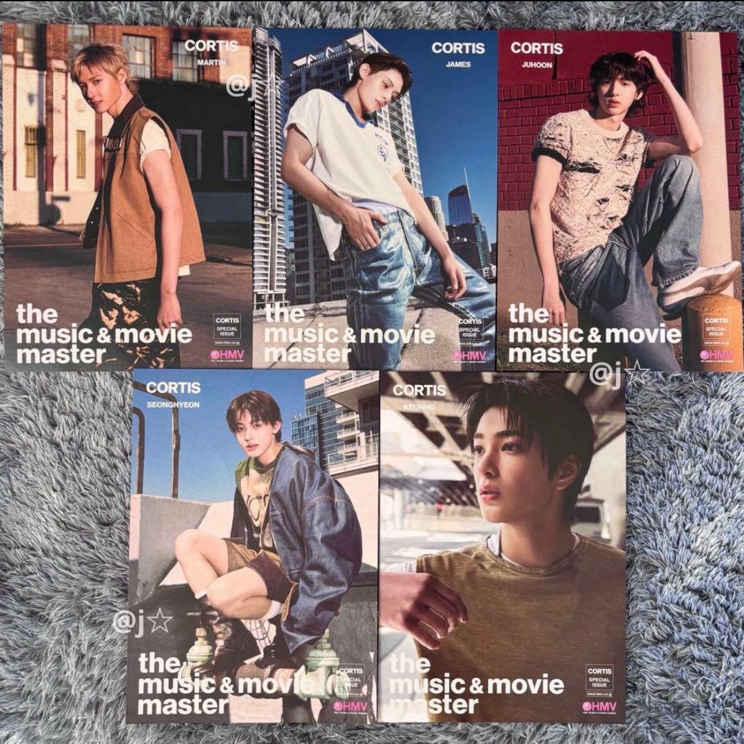 CORTIS hmv フライヤー 5枚セット コンプ ②