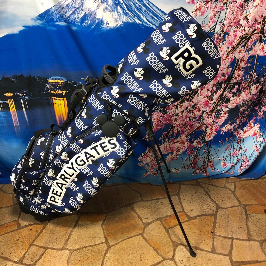 寶BU-1109 パーリーゲイツ ミッキーコラボ キャディバッグ スタンド式