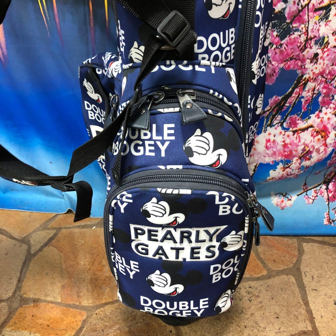 寶BU-1109 パーリーゲイツ ミッキーコラボ キャディバッグ スタンド式