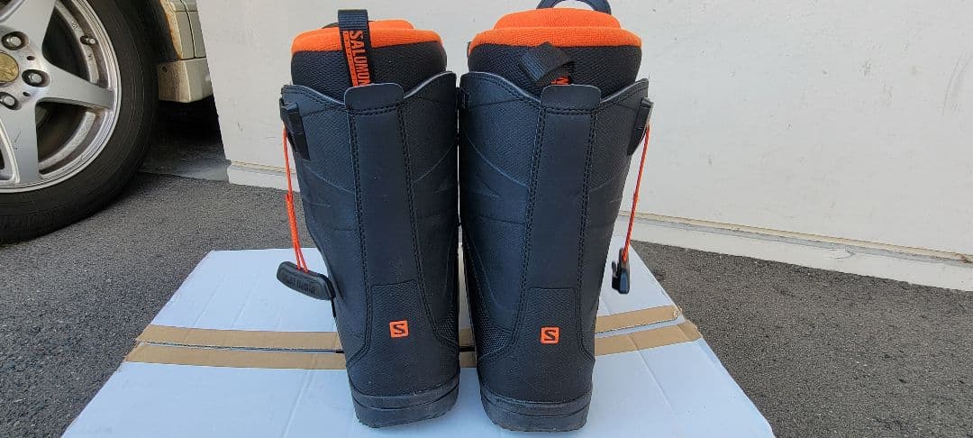 Salomon スノーボードブーツ ブラック/オレンジ26cm
