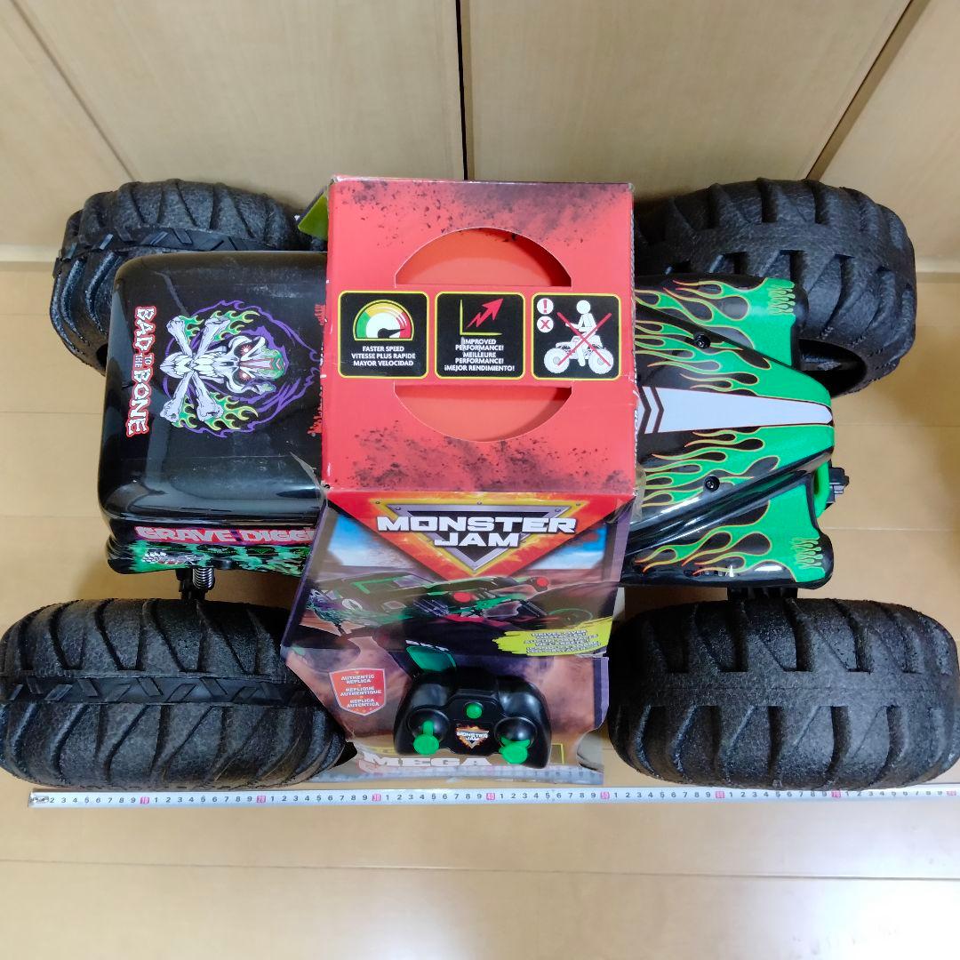 【巨大】モンスタージャム オフィシャル メガ グレイブ ディガー 全地形対応