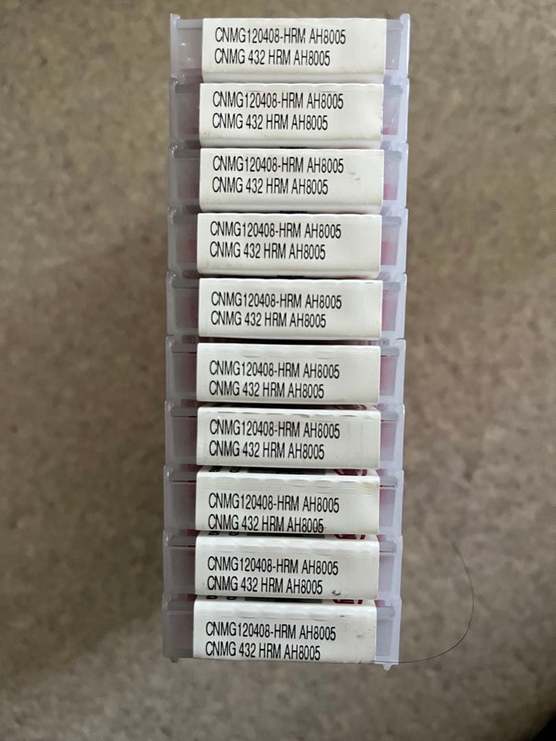 旋盤チップCNMG 120408-HRM AH 80005 10箱セット