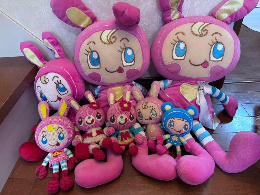 レトロ　レア　メゾピアノmezzo ベリエ　ぬいぐるみ ウサギキャラクター 3体