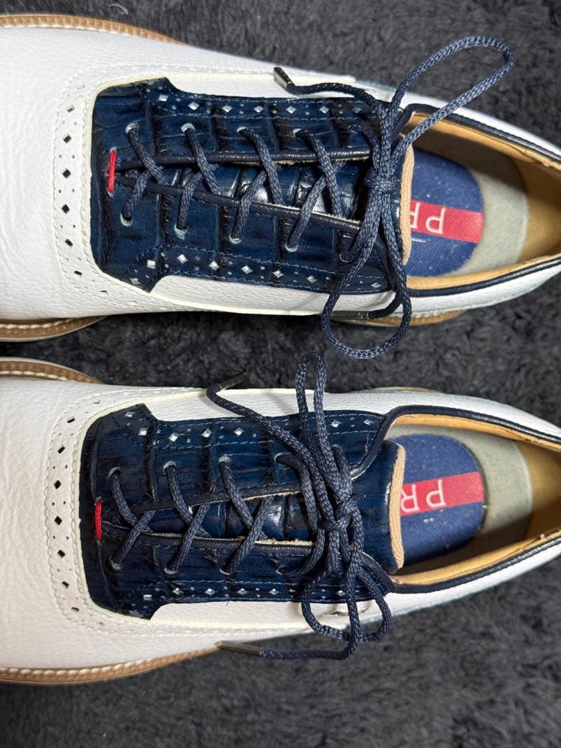 フットジョイ　FOOTJOY ゴルフシューズ ホワイト/ネイビー