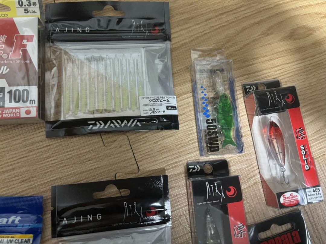 メバル　プラグ　ルアー　ワーム　ジグヘッド　ライン　セット　未開封