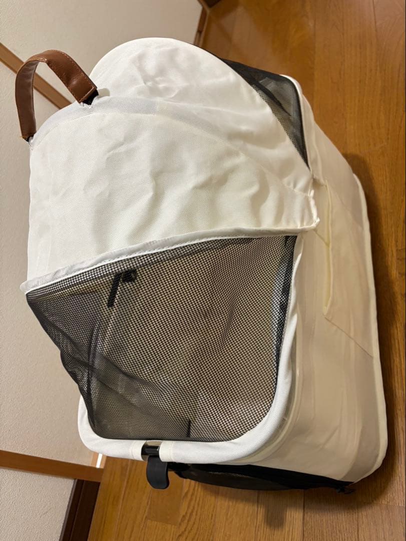 折りたたみ式ペットカート　アイボリー