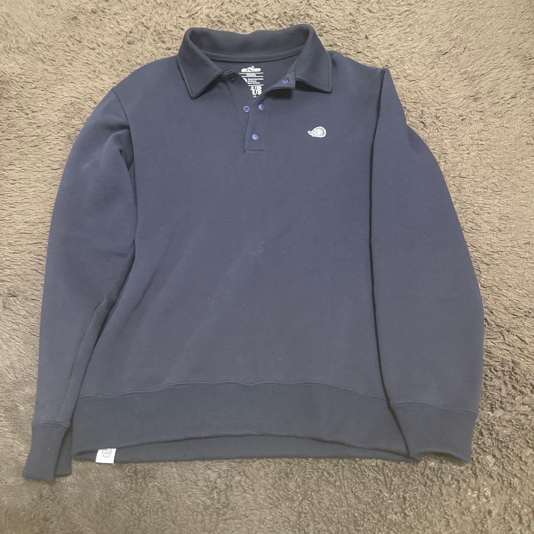 CLUBHAUS クラブハウス　スウェットポロネイビー　サイズM