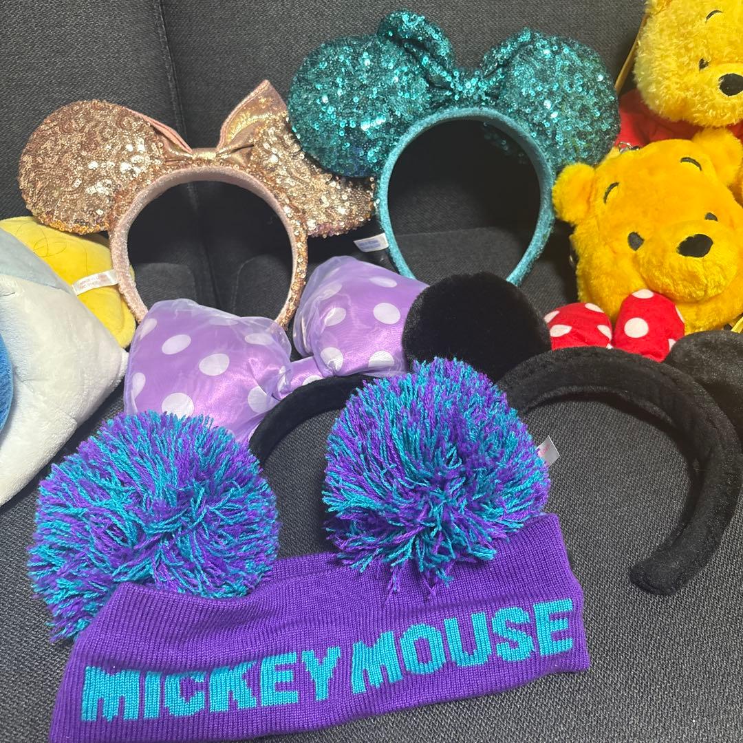 【バラ売り可】ディズニー　ファンキャップ　カチューシャ　ポシェット