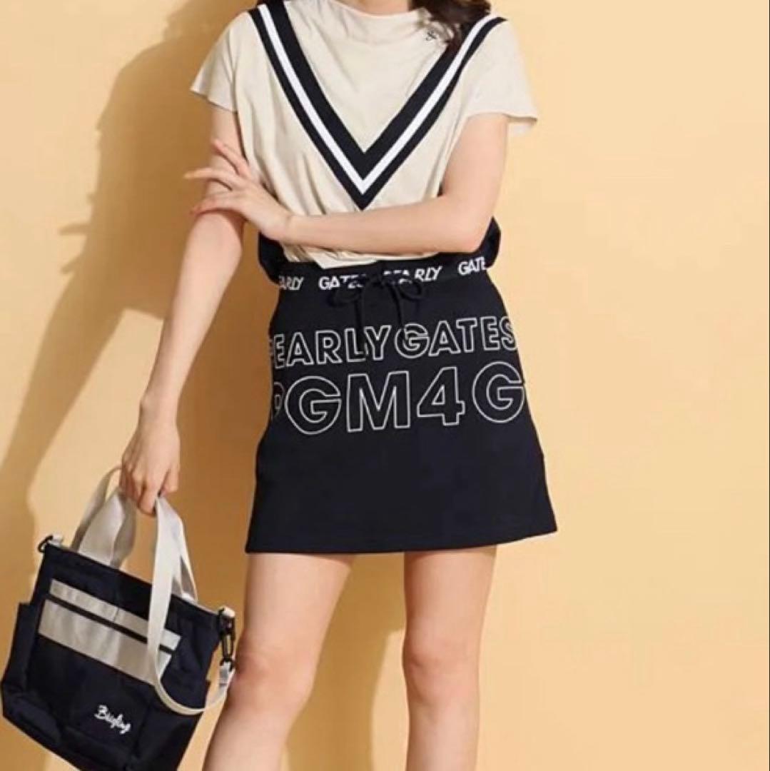 パーリーゲイツ☆ラスト1点 新品 Peダブルラッセル スカート