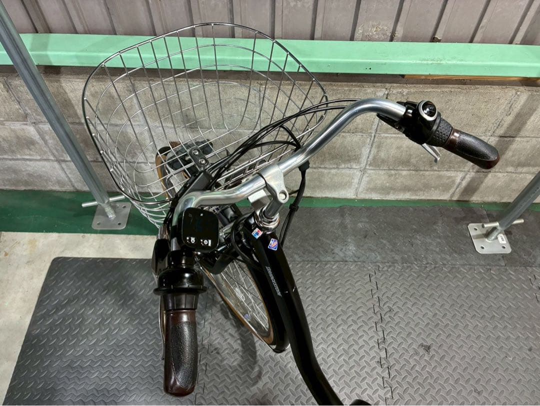 №8615 電動自転車　ブリヂストン　フロンティア 26インチ ブラック✨美品✨