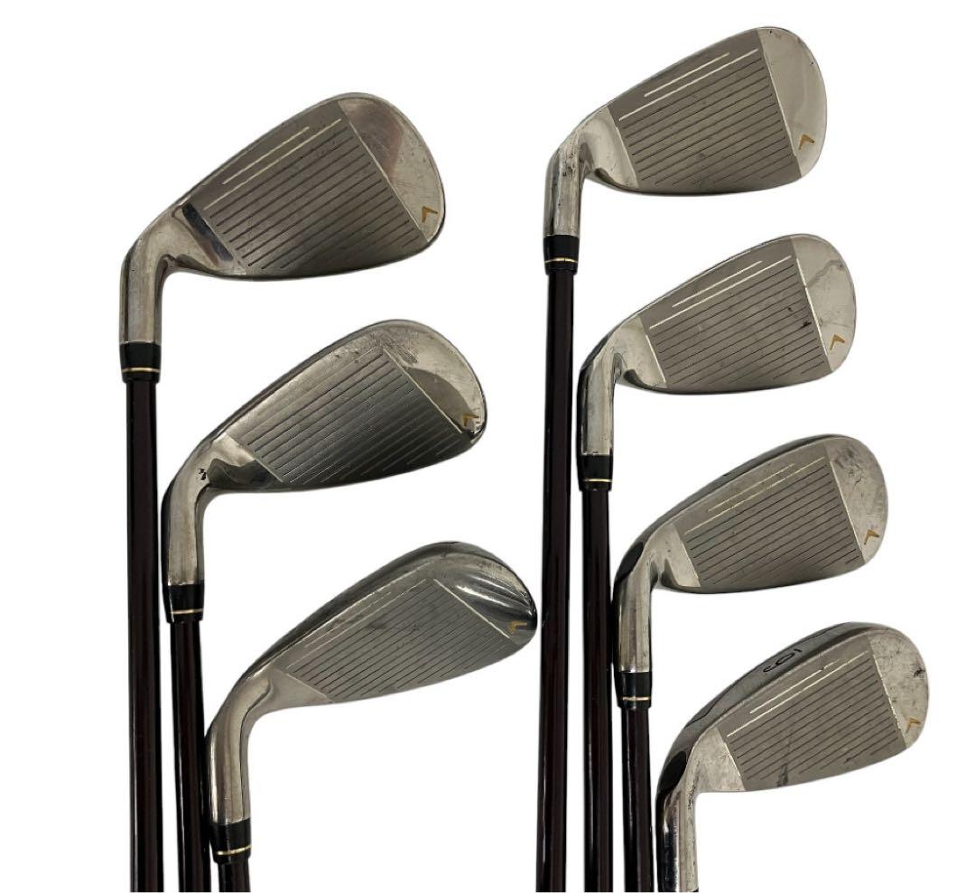稀少！レディース！Callaway E.R.C Ti チタンアイアン 7本セット