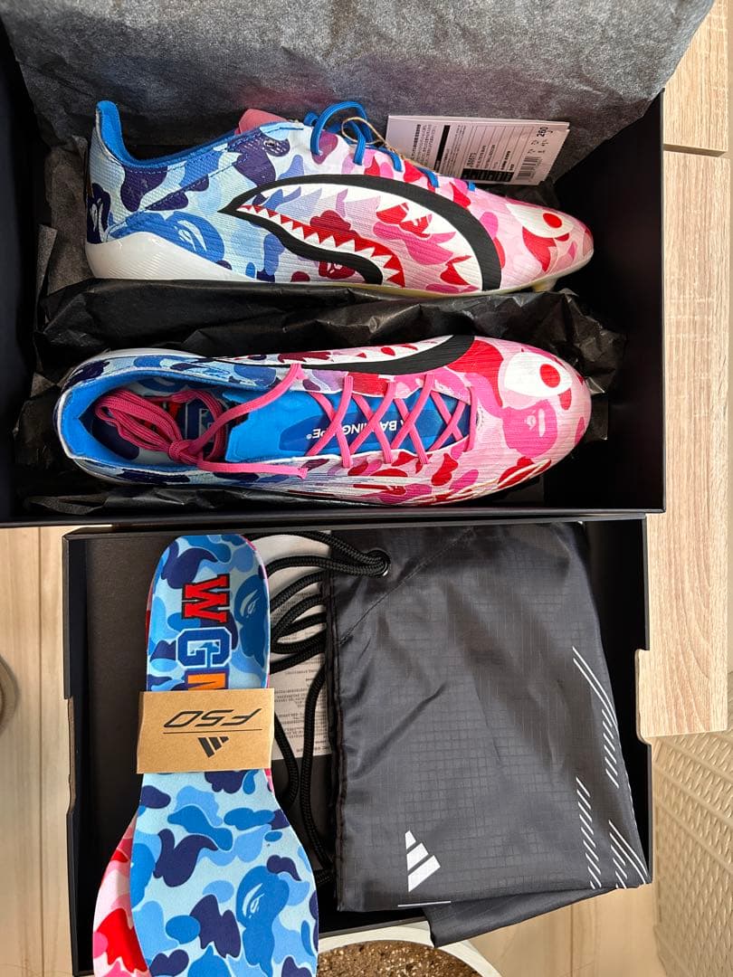 ビ*ク様 BAPE アディダス F50 ELITE FG size 26.0cm