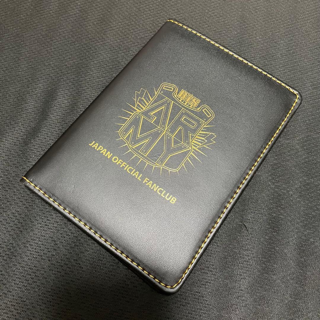 BTS FC継続特典 パスポートケース Vサイン入り