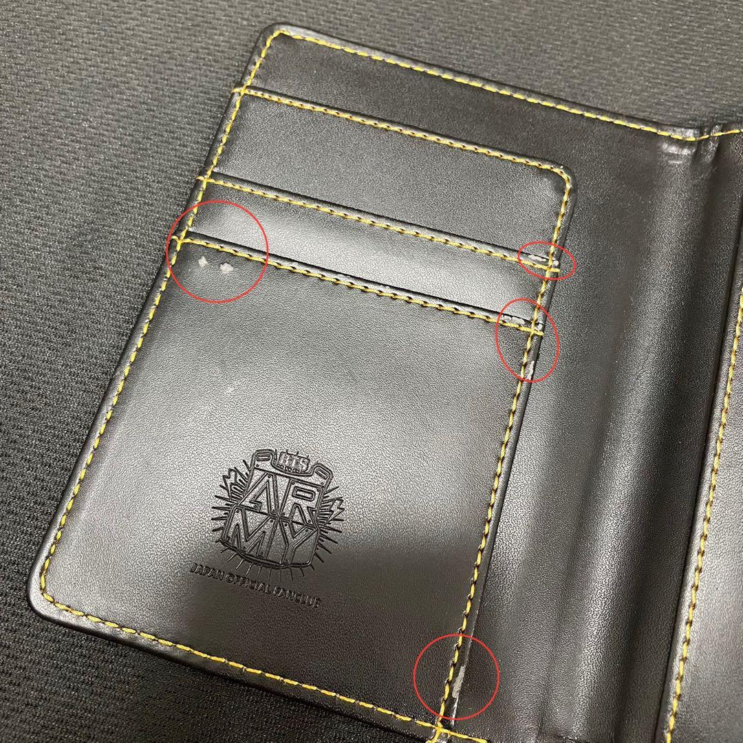 BTS FC継続特典 パスポートケース Vサイン入り