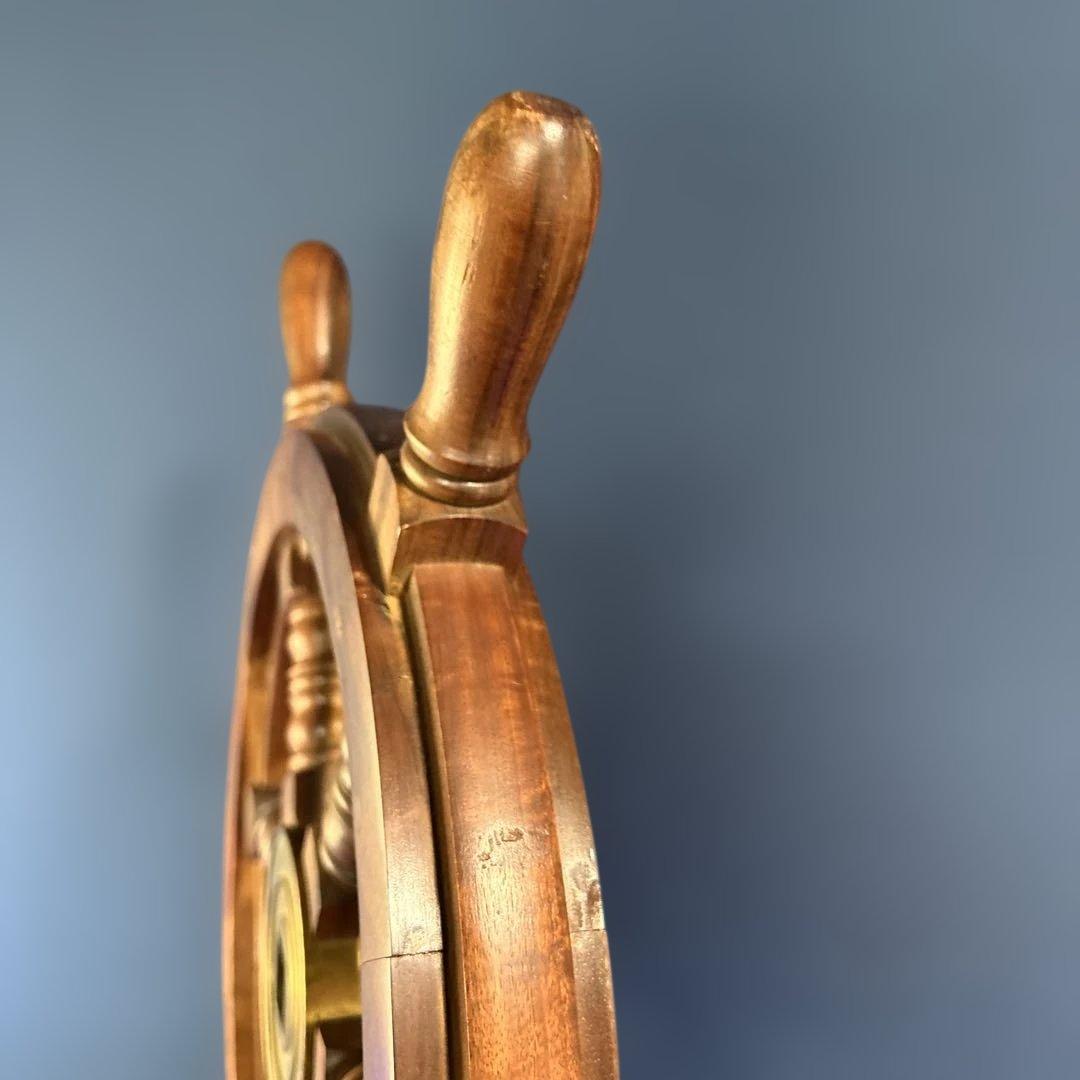 木製 舵輪　ラット　約60.5cm