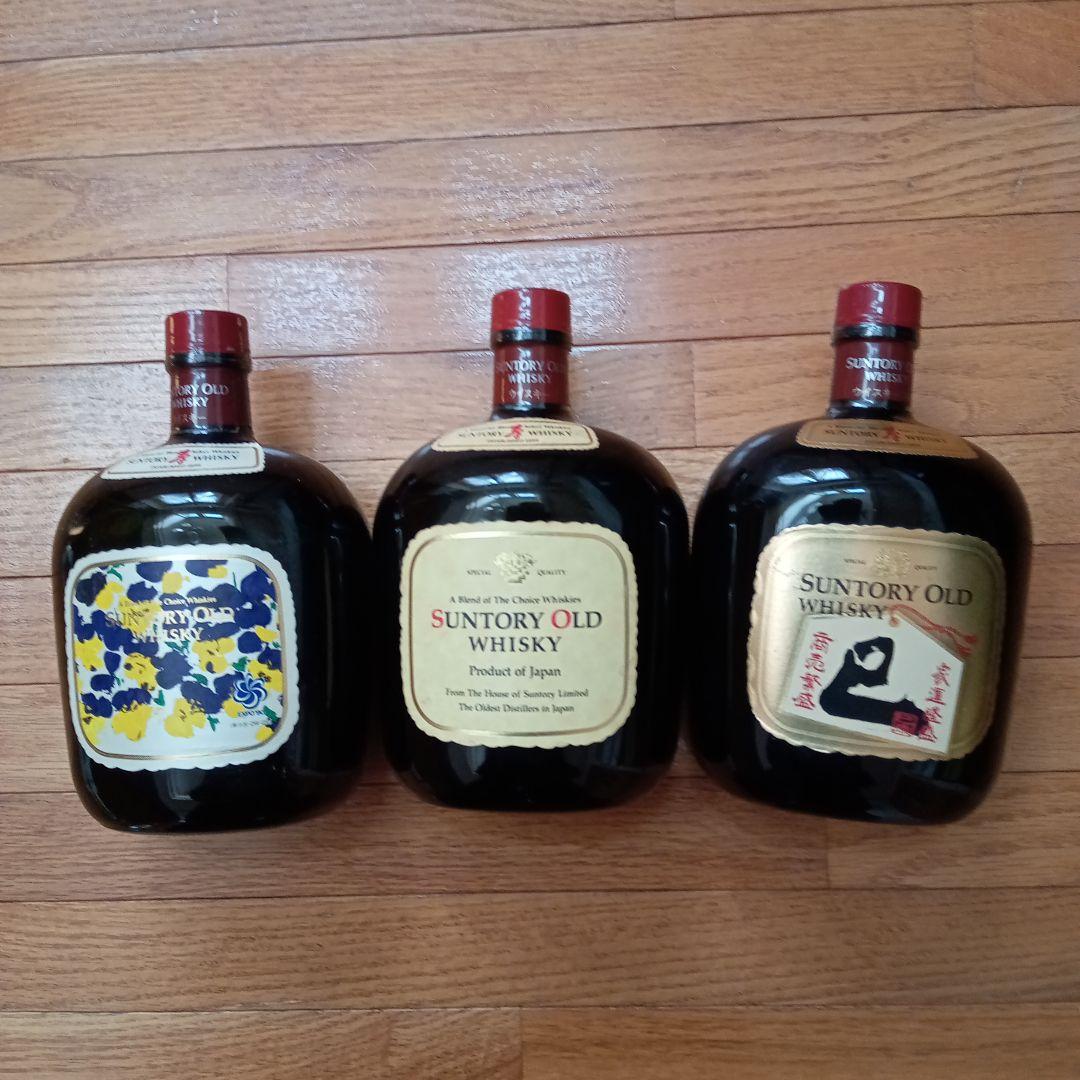 希少品　Suntory Old Whisky 750ml　3本