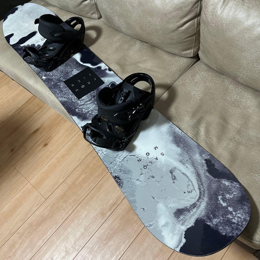 SALOMON FRONTIER 153 × SALOMON RHYTHM M