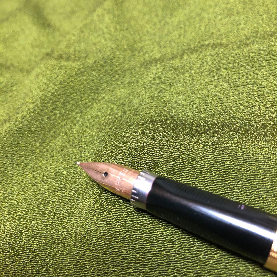 パーカーの万年筆。インクを入れただけ。未使用に近い。