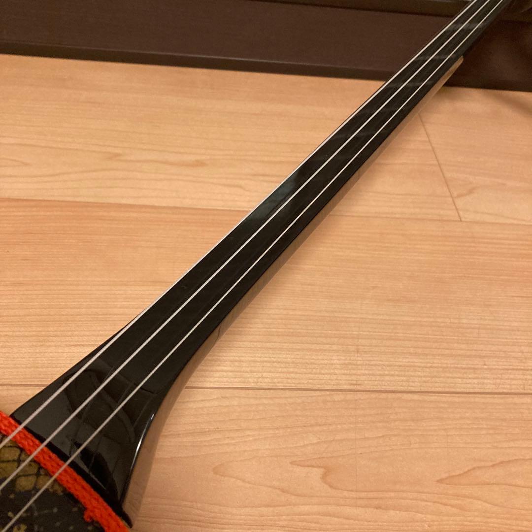 沖縄三線 人工皮 合皮 初心者おすすめ 沖縄 三線 民謡 和楽器 本体のみ