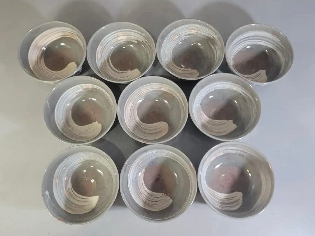 茶道具 香雲造 六瓢絵 数茶碗 共箱 DT332