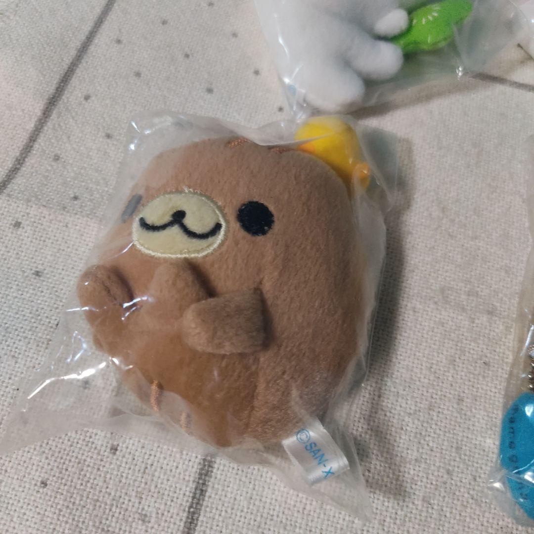 まめゴマ ミラー ぬいぐるみ マスコット キーホルダー サンエックス