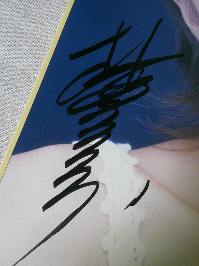 演ドル 林あさ美 特大パネル サイン入り 【風の恋唄 告知パネル】 非売品 販促