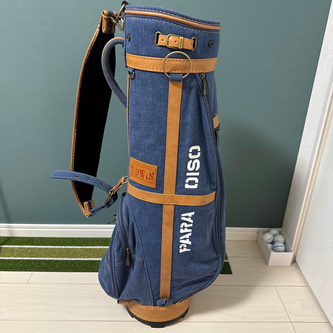 PARADISO ゴルフバッグ CB-T2723-17 ネイビー デニム