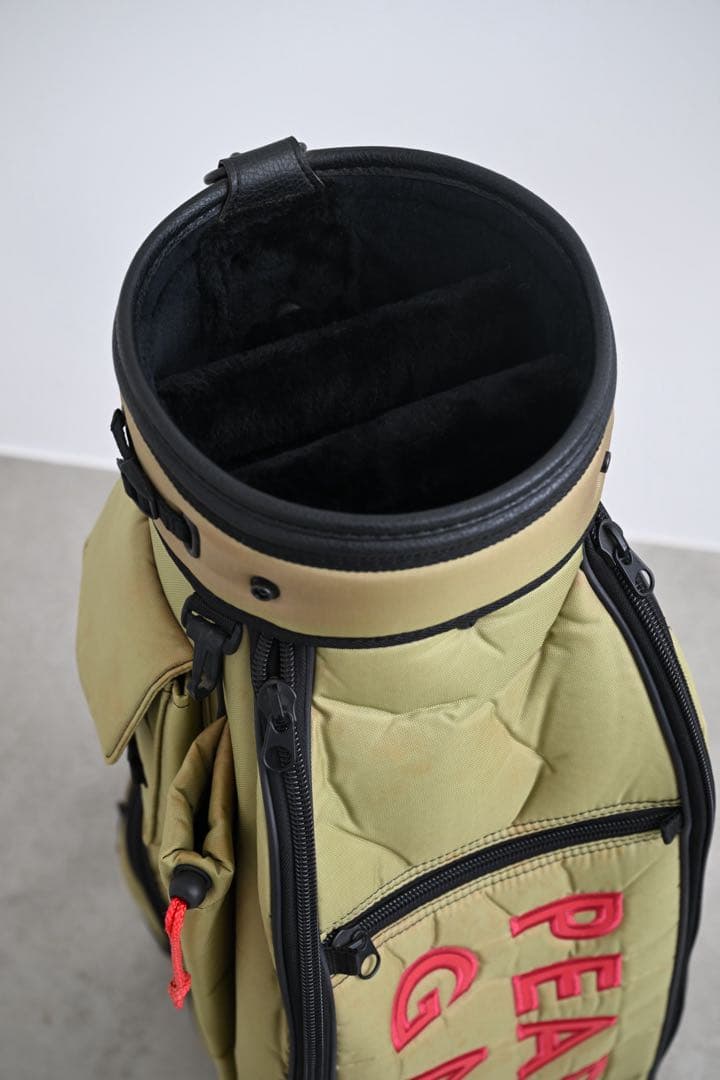 ‼️廃盤‼️パーリーゲイツ キャディバッグ ナイロン カーキ ‼️ヴィンテージ‼️