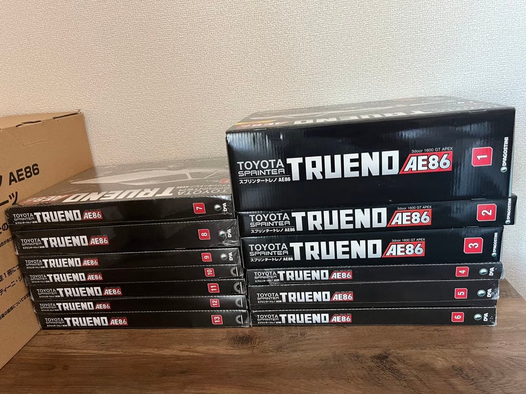 ディアゴスティーニ　ハチロク　全巻セット➕カスタムパーツ1〜4