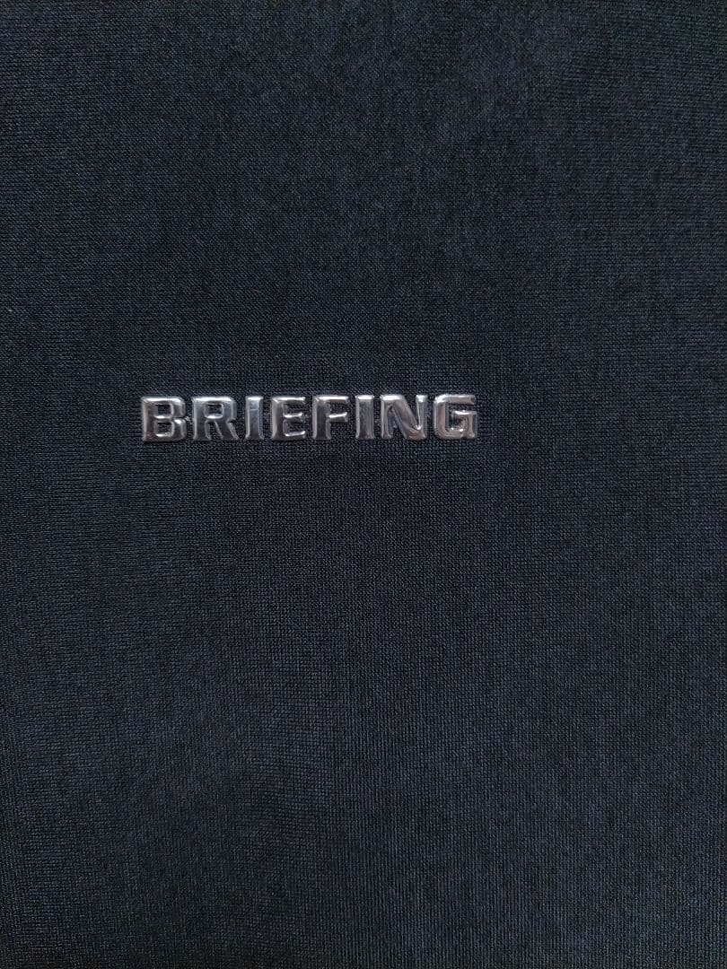 ブリーフィングゴルフ　ハーフジップ　カットソー　ストレッチ　黒　22年モデル