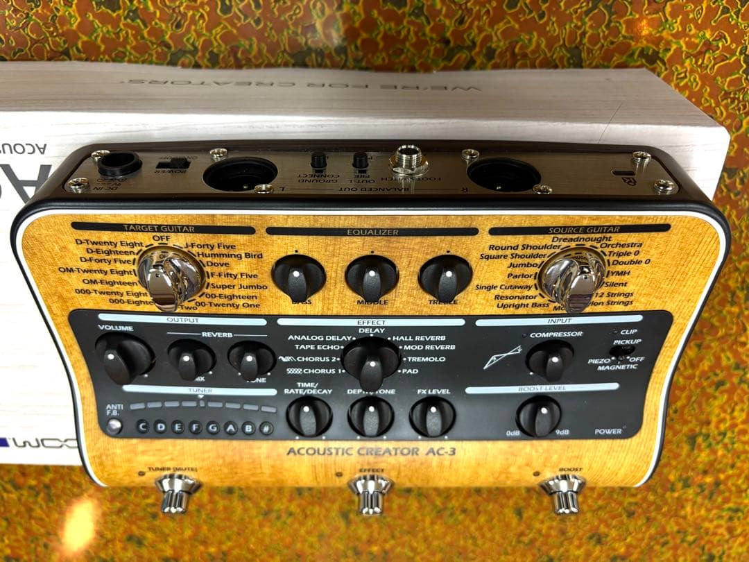 ZOOM AC-3 アコースティックエフェクター