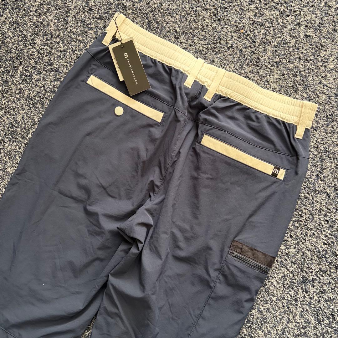 【未使用・タグ付】トラヴィスマシュー　ストレッチ　ジョガーパンツ　ネイビー　M