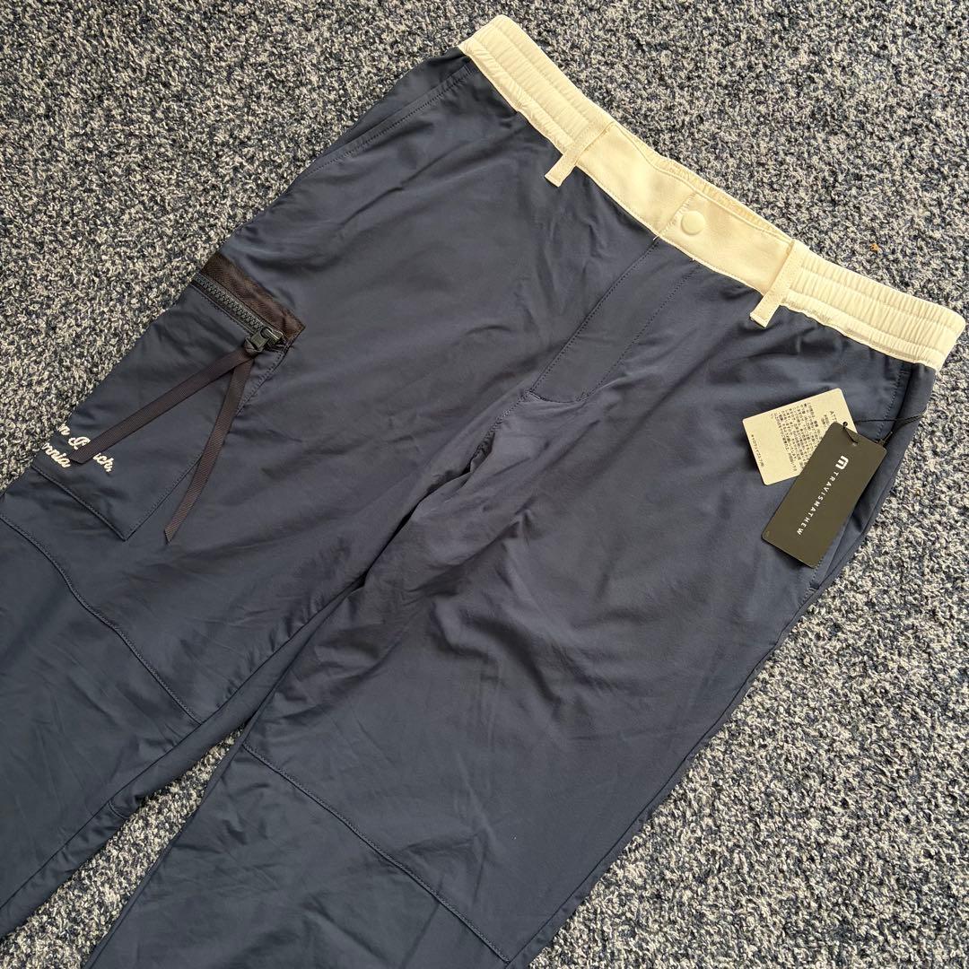 【未使用・タグ付】トラヴィスマシュー　ストレッチ　ジョガーパンツ　ネイビー　M