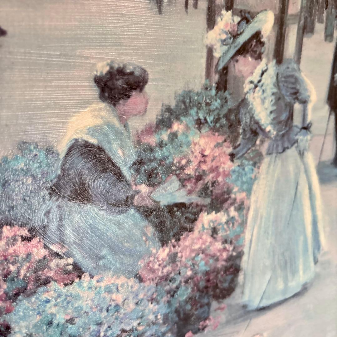 イタリアDemain 絵画 c.kieffer \"AN EVENING OUT\"