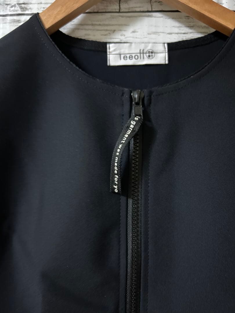 レディースゴルフウェア　セットアップ　ベスト　スカート　Lサイズ ブラック　秋服