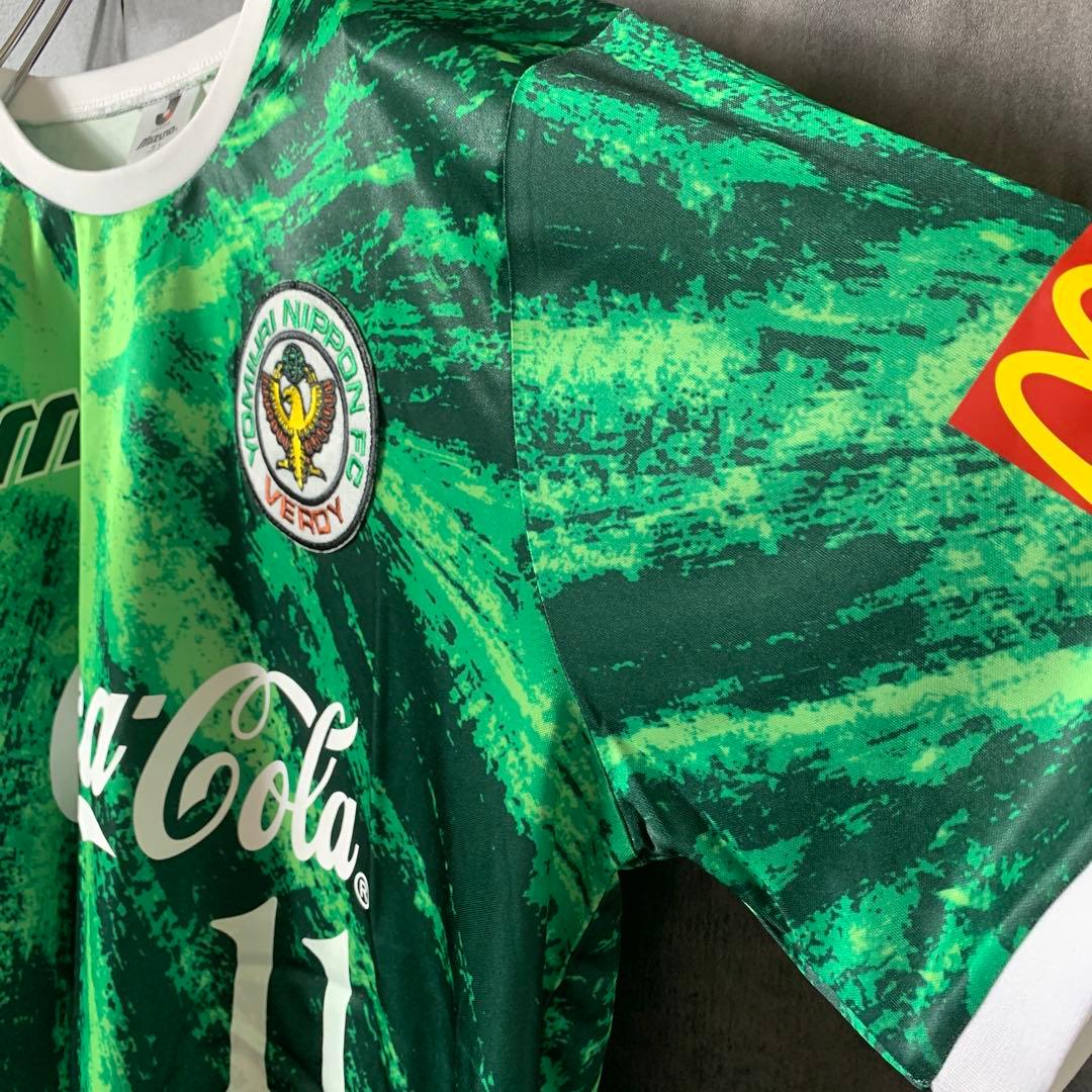 【★三浦カズ】 古着 ヴェルディ 94 ユニフォーム L 希少 vintage