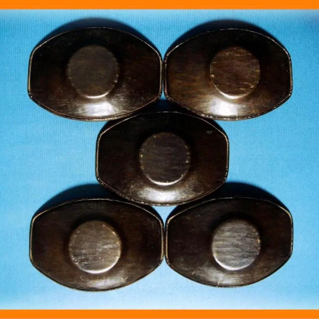 551『唐銅 茶托 5枚』　/骨董品 古美術 アンティーク 古玩