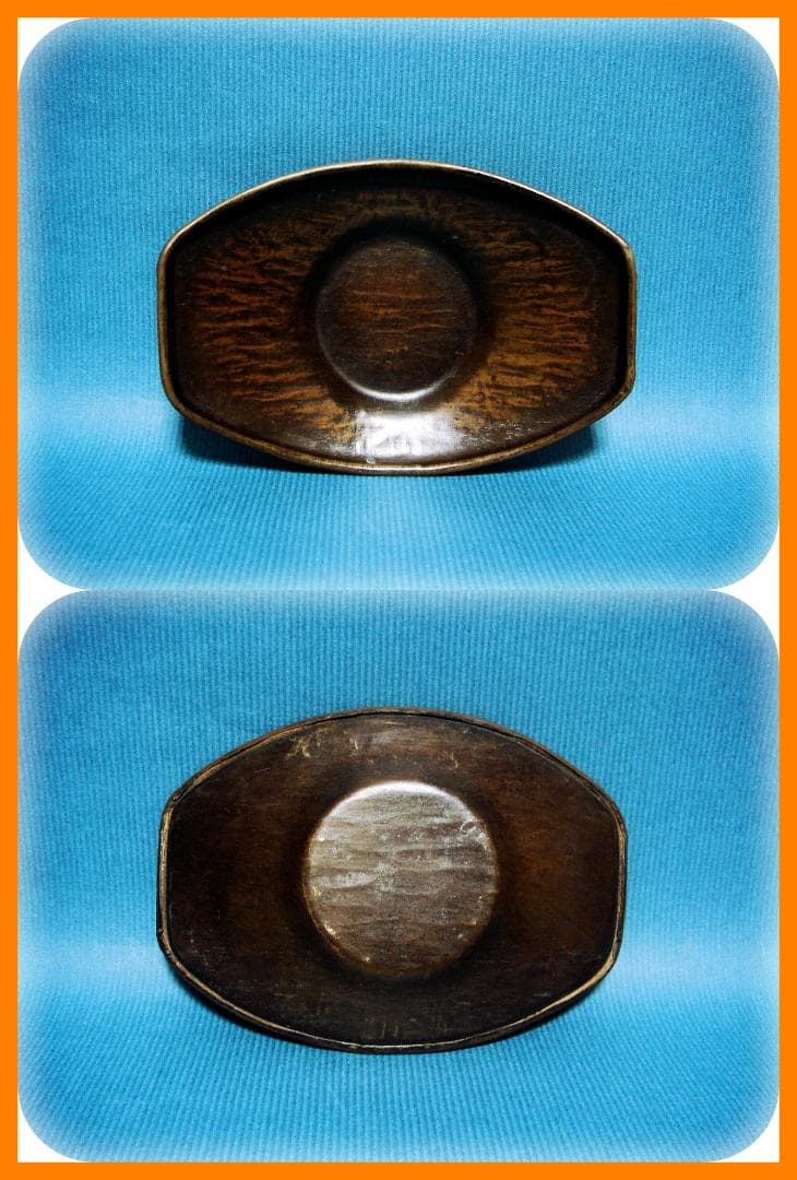 551『唐銅 茶托 5枚』　/骨董品 古美術 アンティーク 古玩