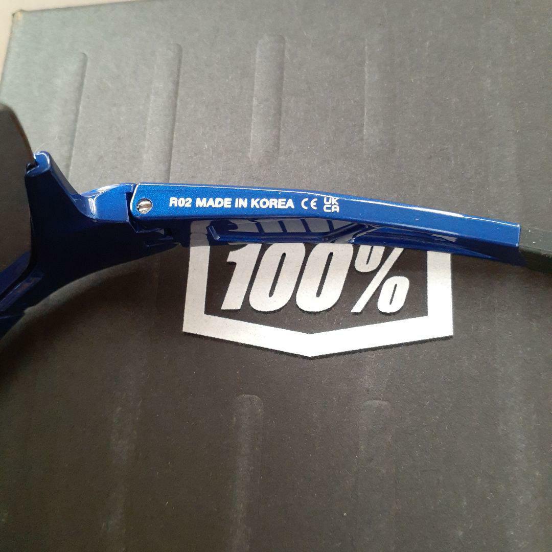 100% SPEEDCRAFT コバルトブルー ワンハンドレッド サングラス