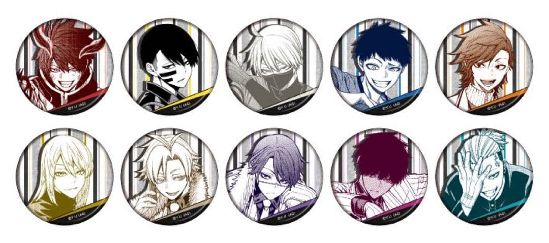 【10 BOX】　桃源暗鬼　メディコス 缶バッジ　コレクション　vol.1