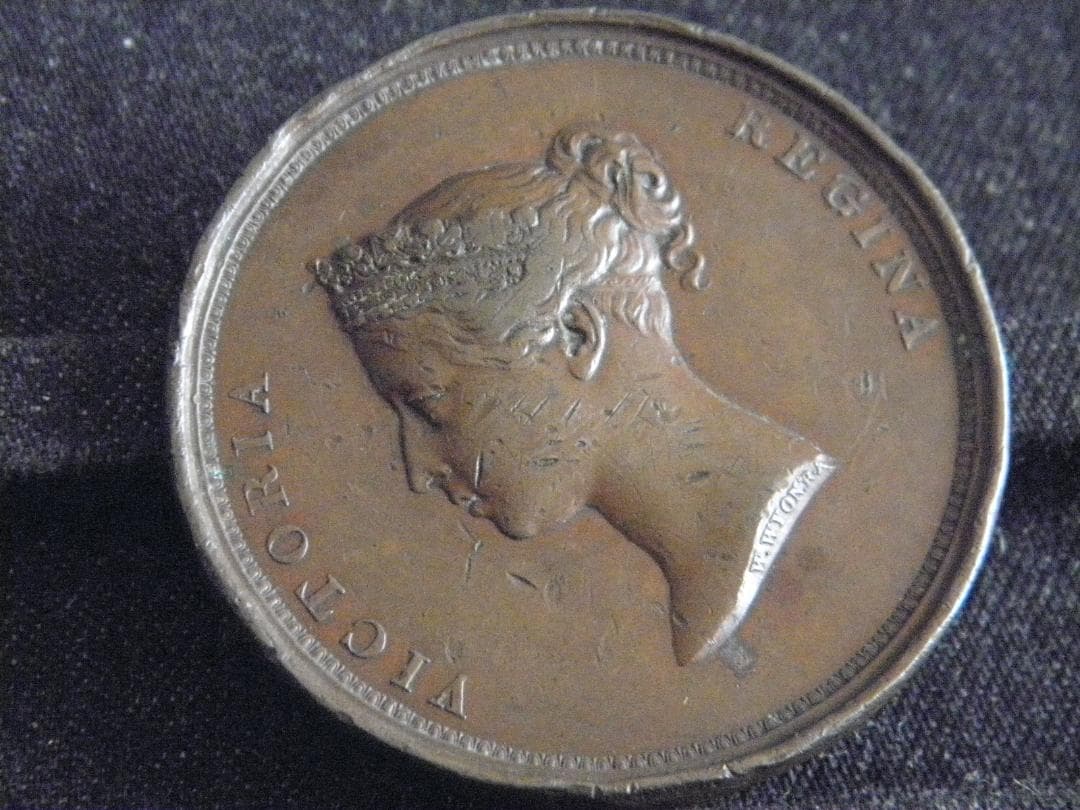 ビクトリア女王 1837 ブロンズ メダル