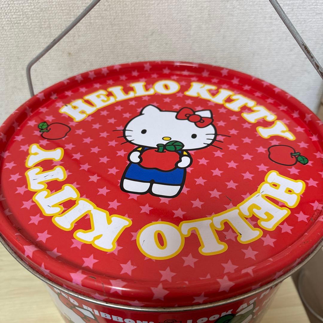 平成キティ　ハローキティ　レトロ缶　収納　ヴィンテージ　2009 サンリオ