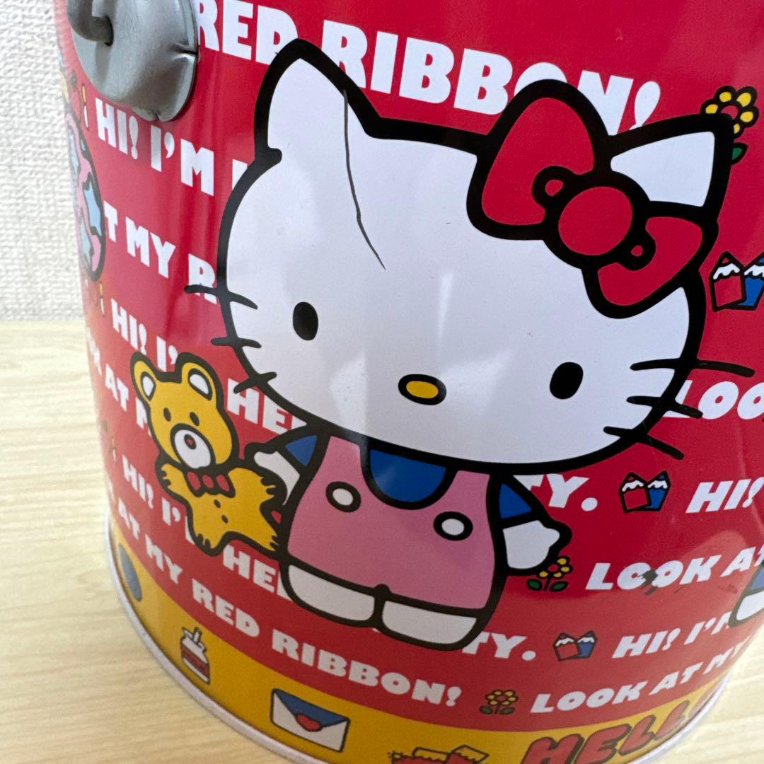 平成キティ　ハローキティ　レトロ缶　収納　ヴィンテージ　2009 サンリオ
