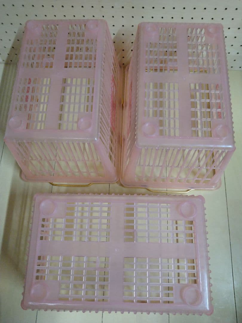 キティちゃん お買い物かご3個セット レア