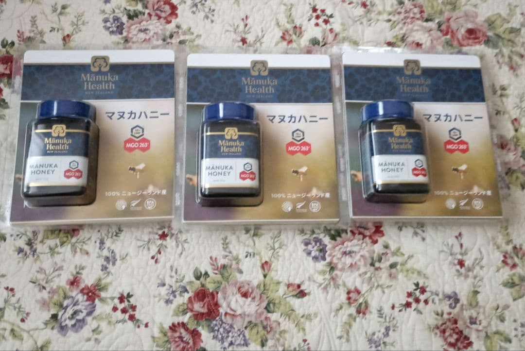 マヌカハニー　MGO263+ UMF10+ 500g×3個