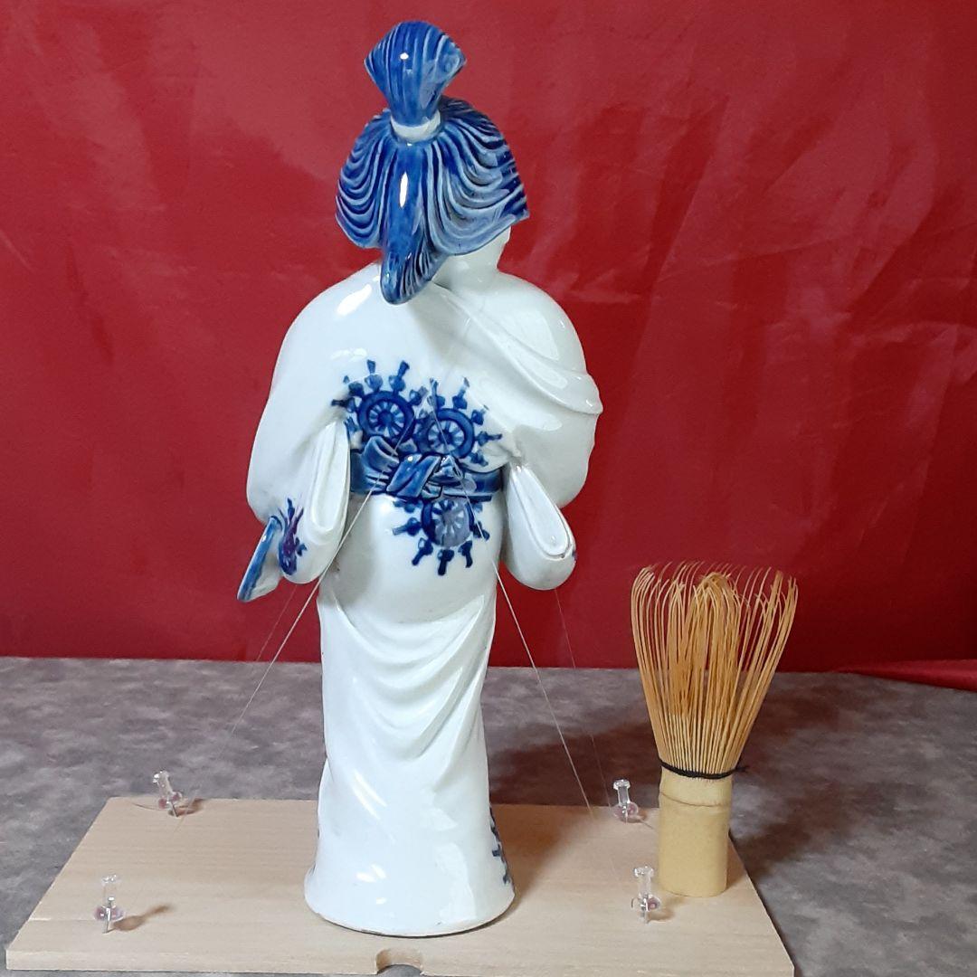 平戸焼　お福人形　三河内焼