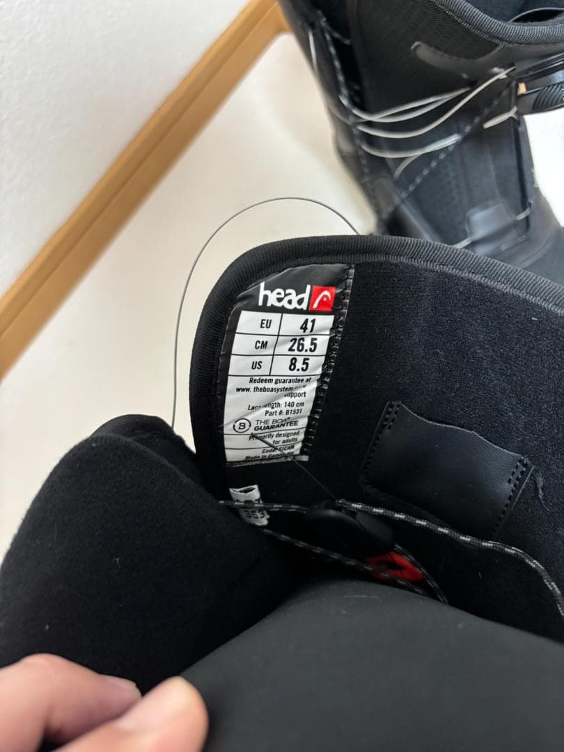 【超美品】head 26.5 スノーボード LEGACY ブーツ BOA
