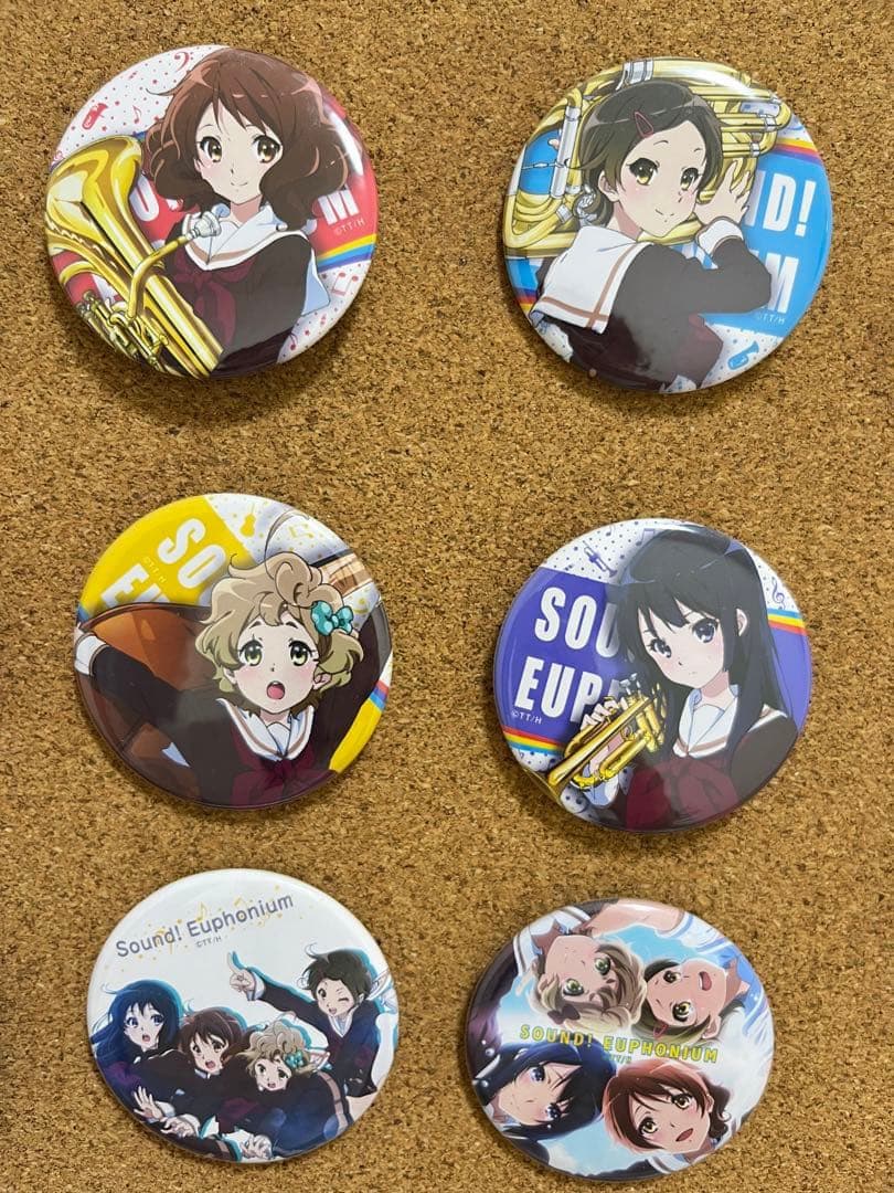 響け!ユーフォニアム　イベント缶バッジセット【2015年イベント品】