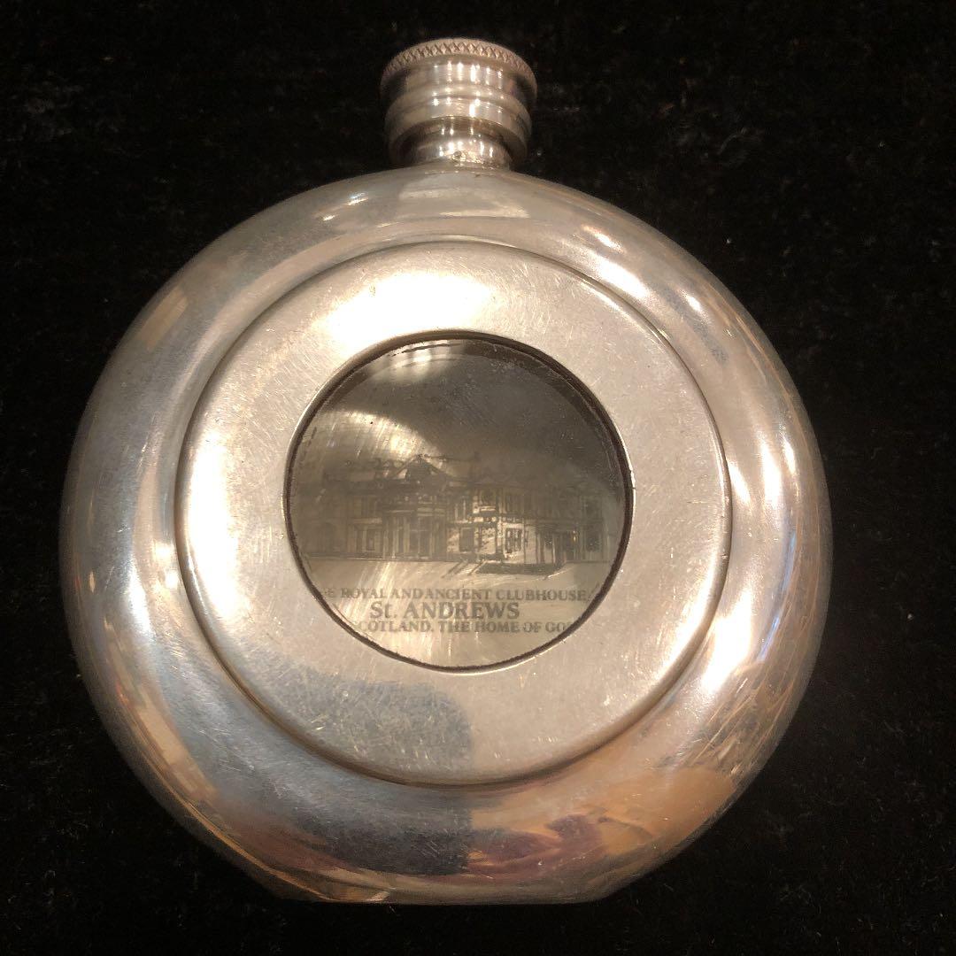 アンティーク　ピューターウイスキーキーパー　イギリス